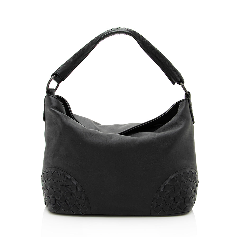 Luxury Bottega Veneta Intrecciato Nappa Hobo (SHF-19451)