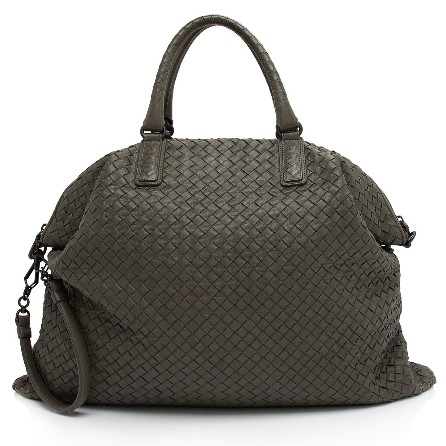 Luxury Bottega Veneta Intrecciato Nappa Leather Convertible Maxi Tote (SHF-Ge67HA)