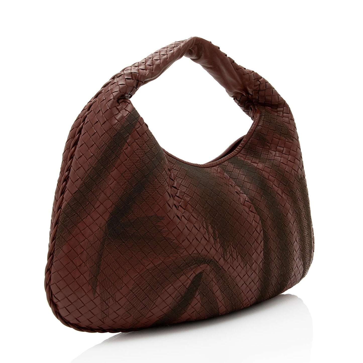 Luxury Bottega Veneta Intrecciato Nappa Leather Embroidered Large Hobo (SHF-5xctaM)