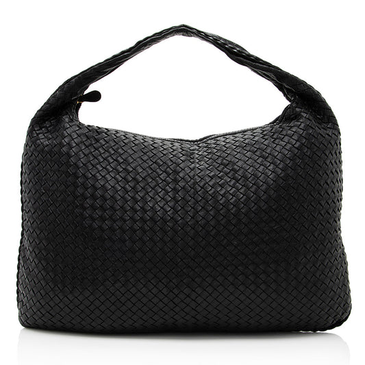 Luxury Bottega Veneta Intrecciato Nappa Leather Maxi Hobo (SHF-19888)