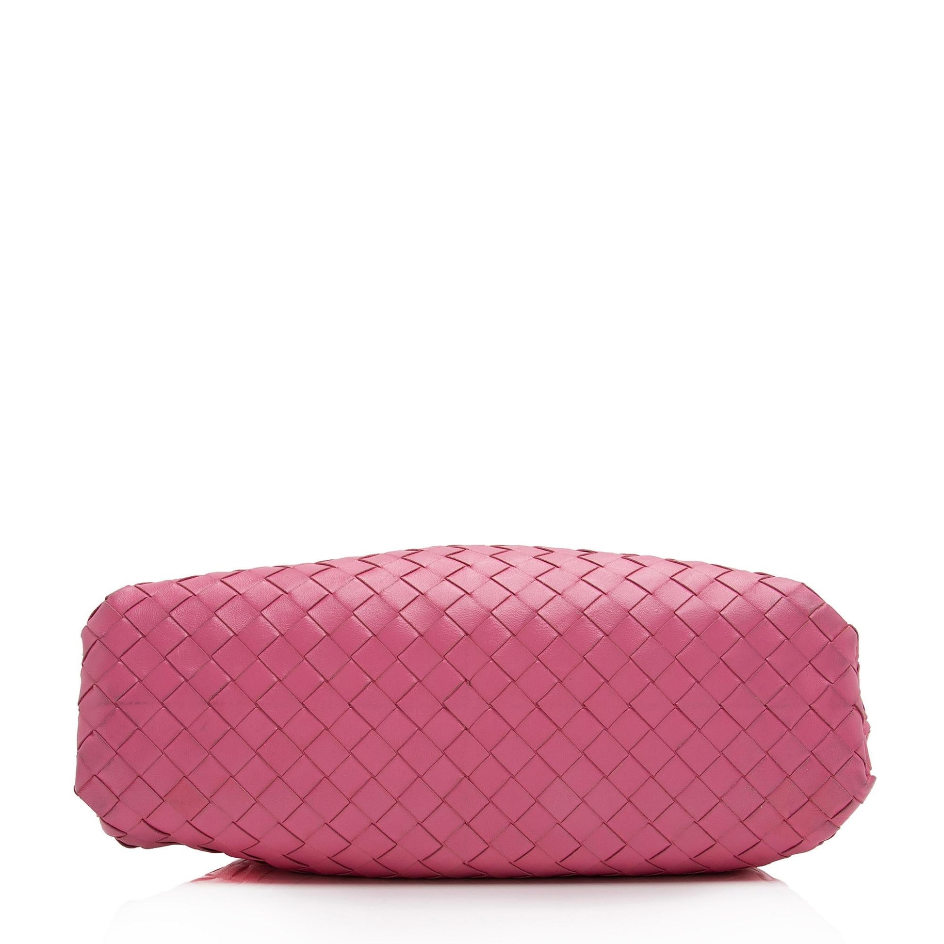 Luxury Bottega Veneta Intrecciato Nappa Leather The Pouch Clutch (SHF-23279)