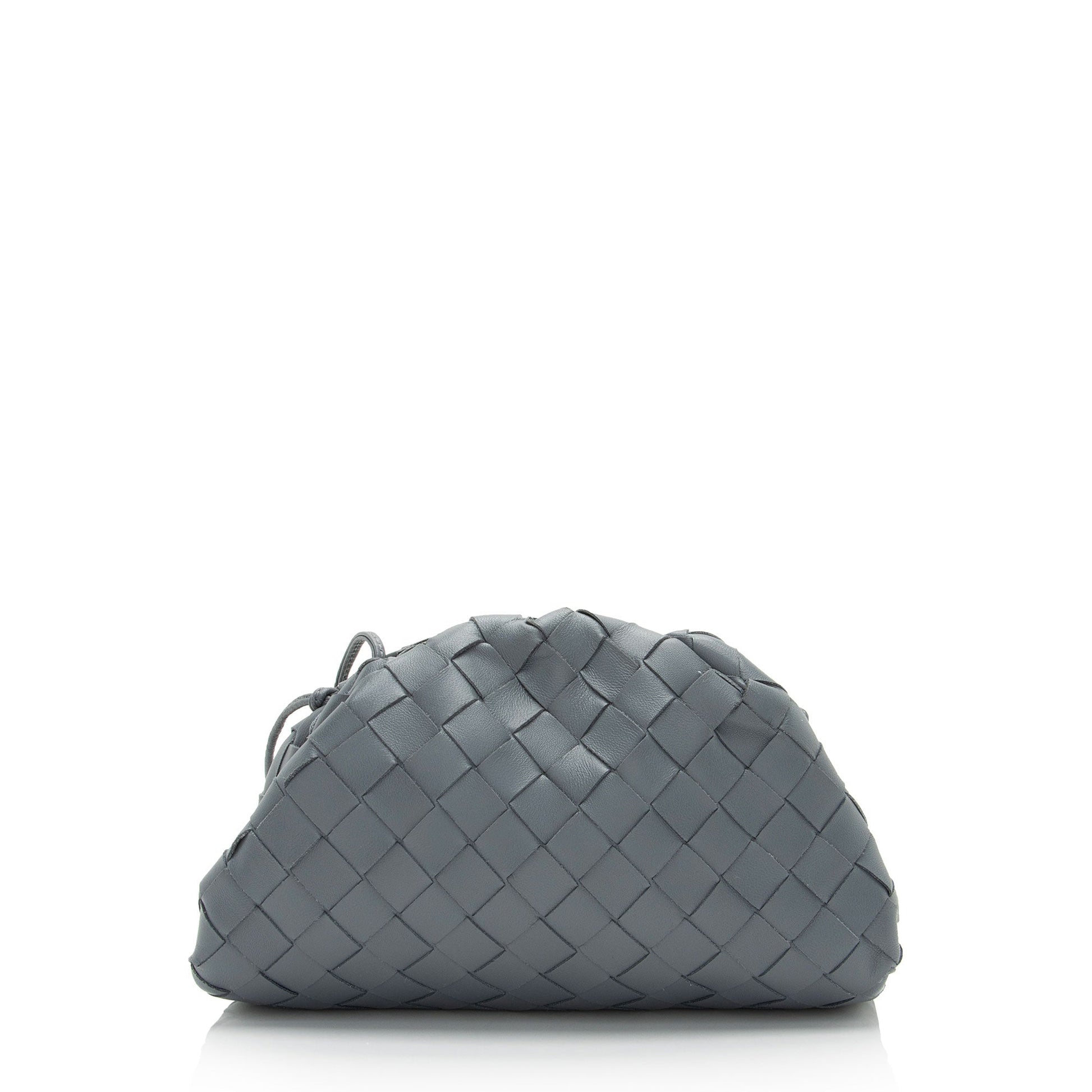 Luxury Bottega Veneta Intrecciato Nappa Leather The Pouch Mini Clutch (SHF-n3ltyV)