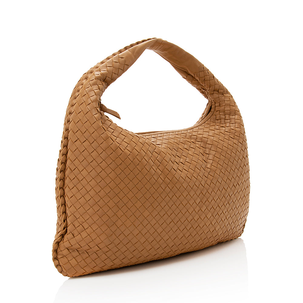 Luxury Bottega Veneta Intrecciato Nappa Medium Hobo (SHF-19442)