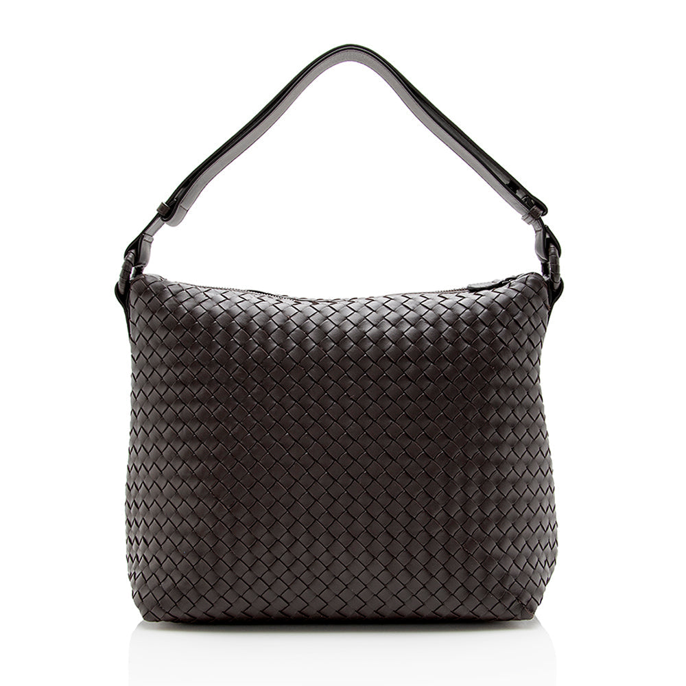 Luxury Bottega Veneta Intrecciato Nappa Sloane Hobo (SHF-15849)