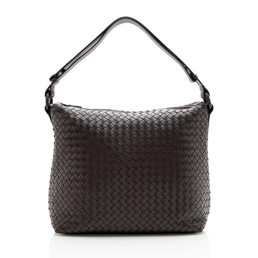 Luxury Bottega Veneta Intrecciato Nappa Sloane Hobo (SHF-15849)