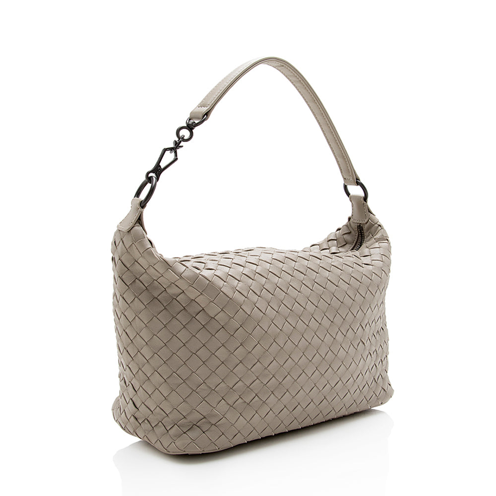 Luxury Bottega Veneta Intrecciato Nappa Small Hobo (SHF-15324)