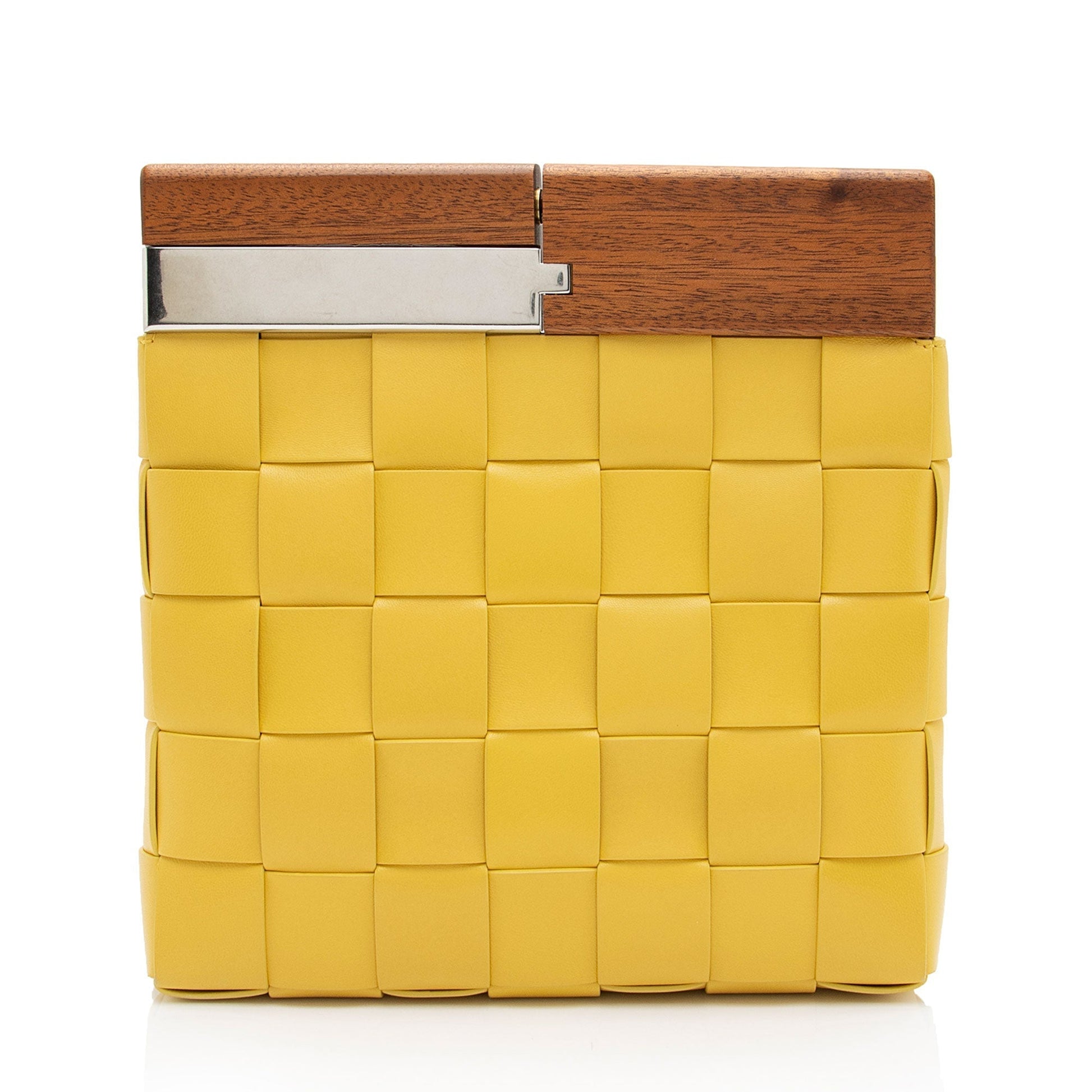 Luxury Bottega Veneta Intrecciato Nappa The Snap Clutch (SHF-tIcxsA)