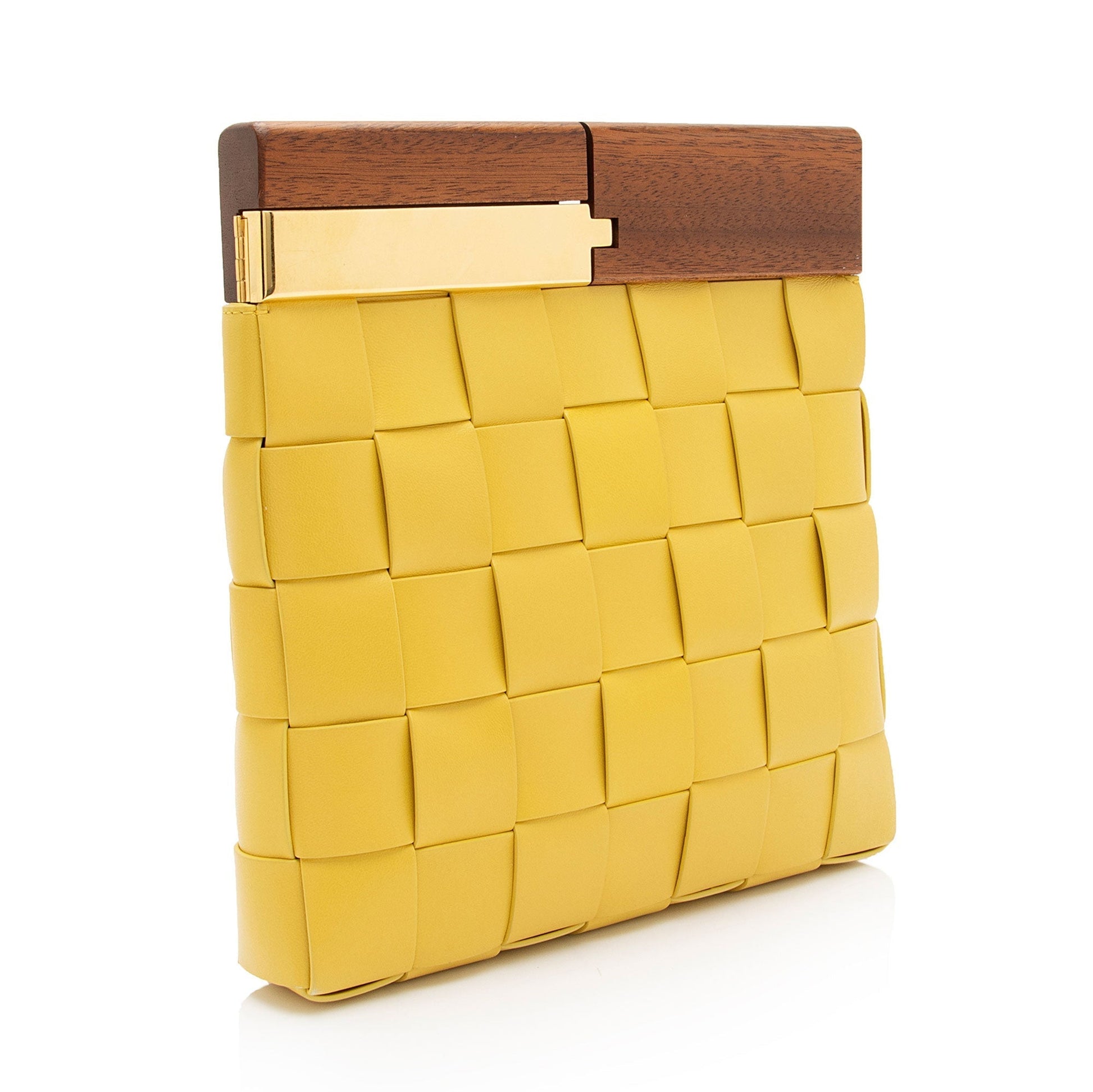 Luxury Bottega Veneta Intrecciato Nappa The Snap Clutch (SHF-tIcxsA)