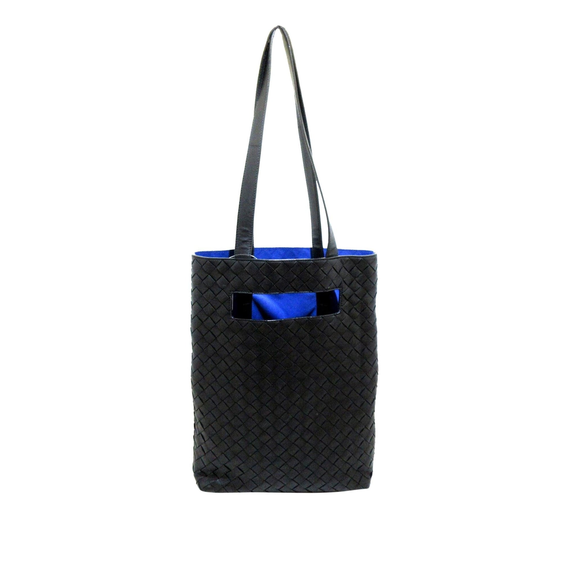 Luxury Bottega Veneta Intrecciato Slot Leather Tote Bag (SHG-QF0E3N)