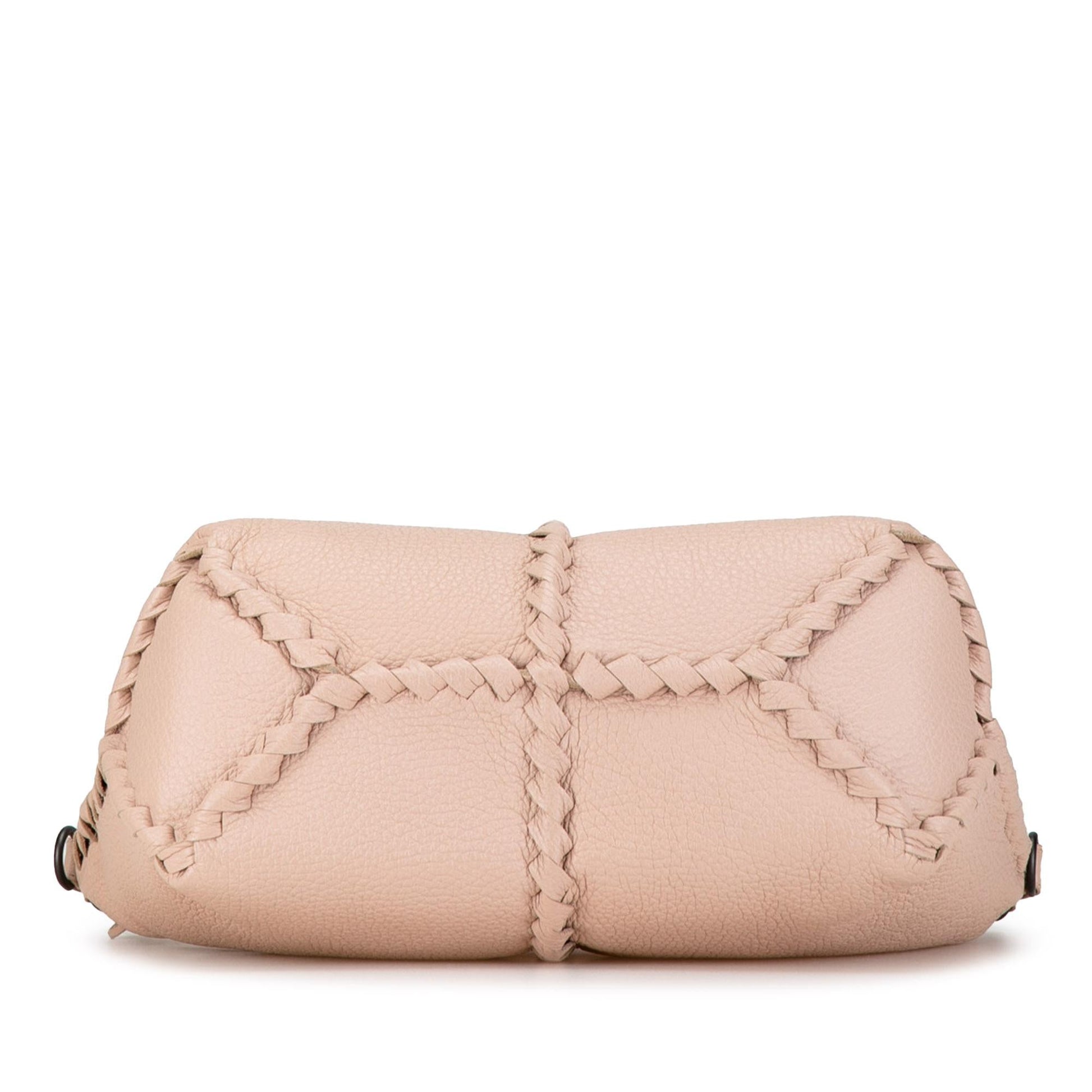 Luxury Bottega Veneta Intrecciato-Trimmed Cervo Satchel (SHG-nXWOHX)