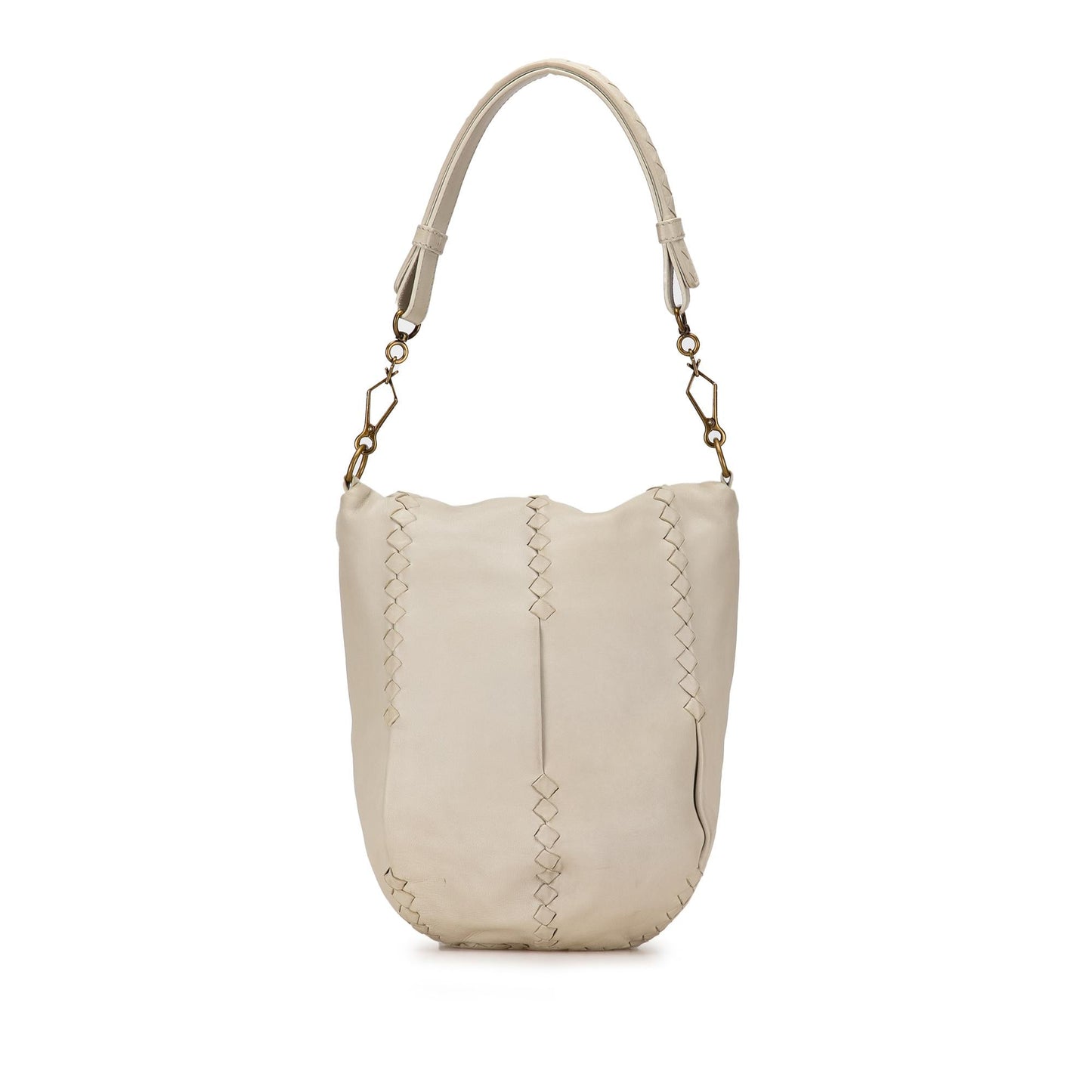 Luxury Bottega Veneta Intrecciato-Trimmed Hobo (SHG-Vjy100)