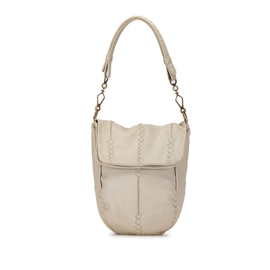 Luxury Bottega Veneta Intrecciato-Trimmed Hobo (SHG-Vjy100)