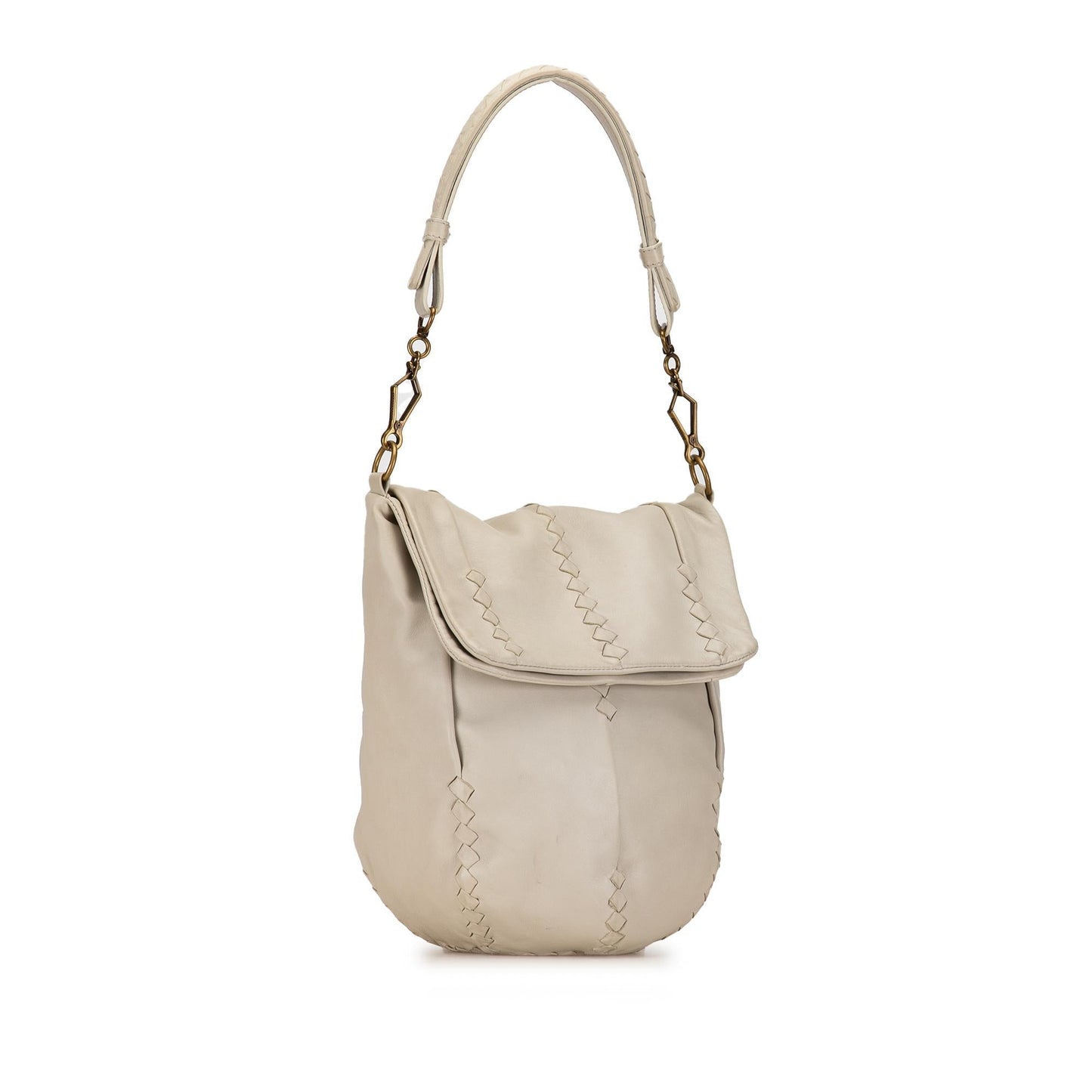 Luxury Bottega Veneta Intrecciato-Trimmed Hobo (SHG-Vjy100)