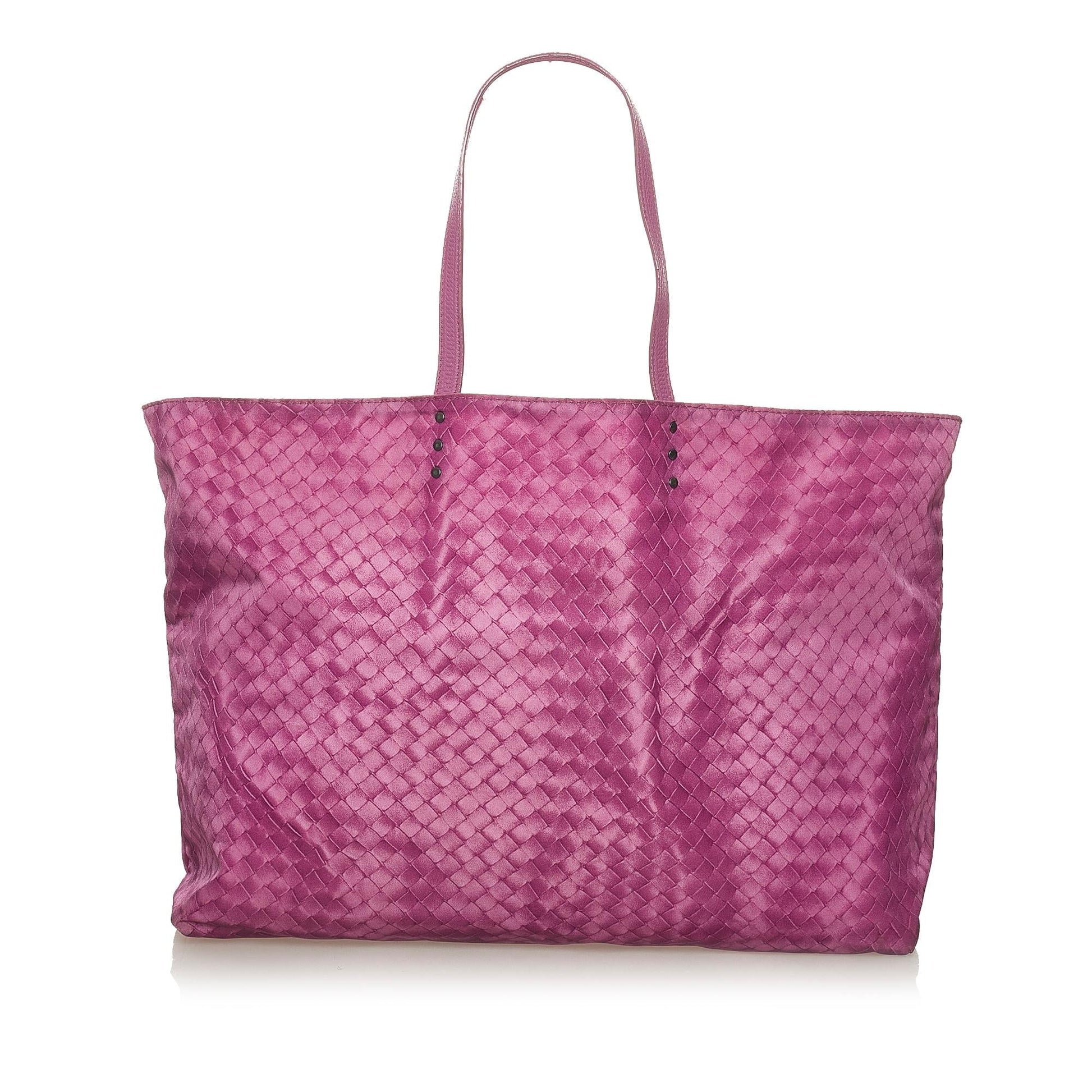 Luxury Bottega Veneta Intrecciolusion Nylon Tote Bag (SHG-n15GXr)