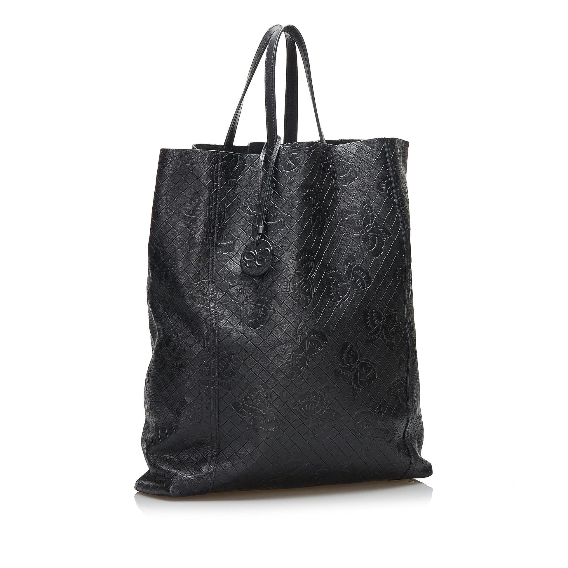 Luxury Bottega Veneta Intrecciomirage Butterfly Tote (SHG-wkxyoG)
