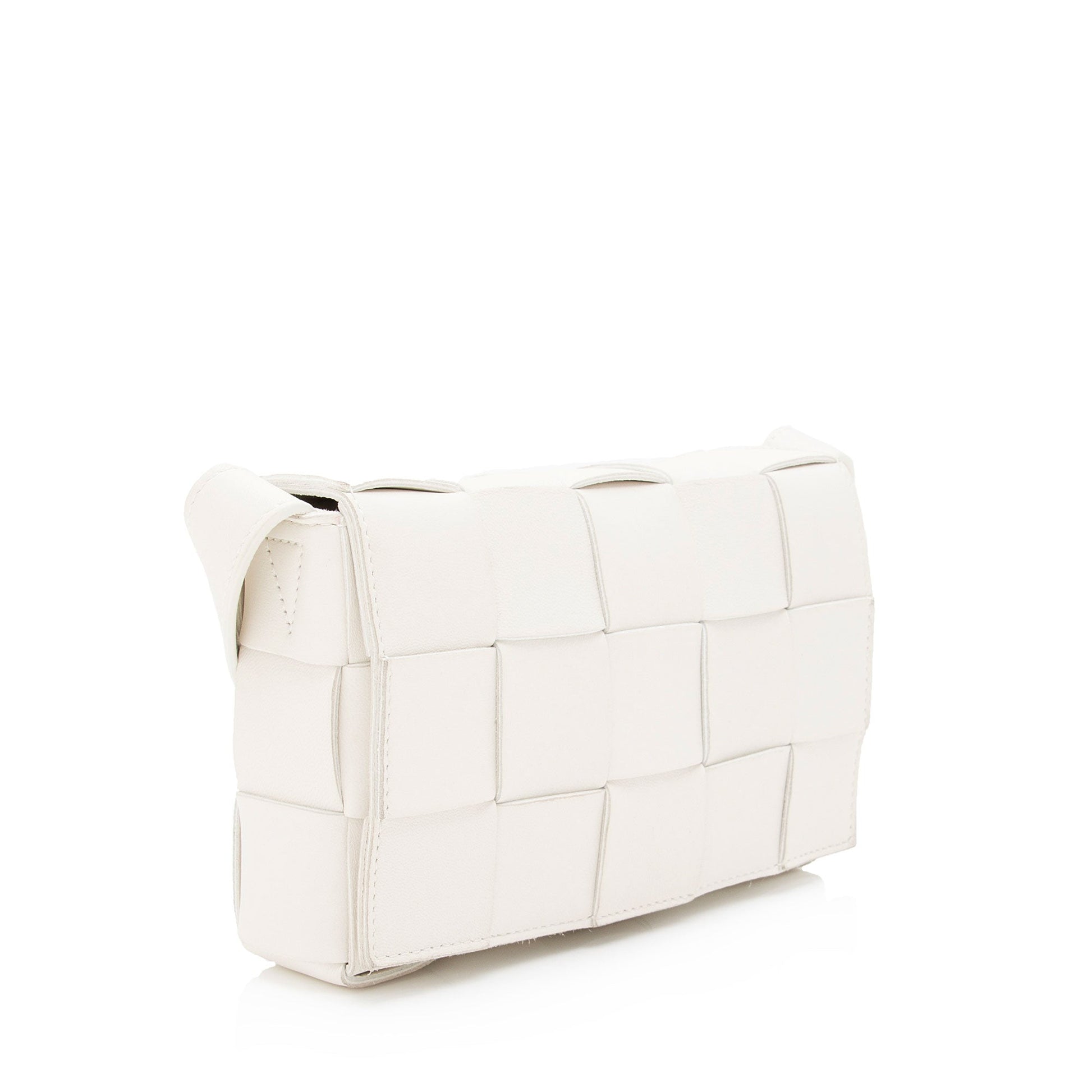 Luxury Bottega Veneta Lambskin Cassette Small Crossbody (SHF-auHh2S)