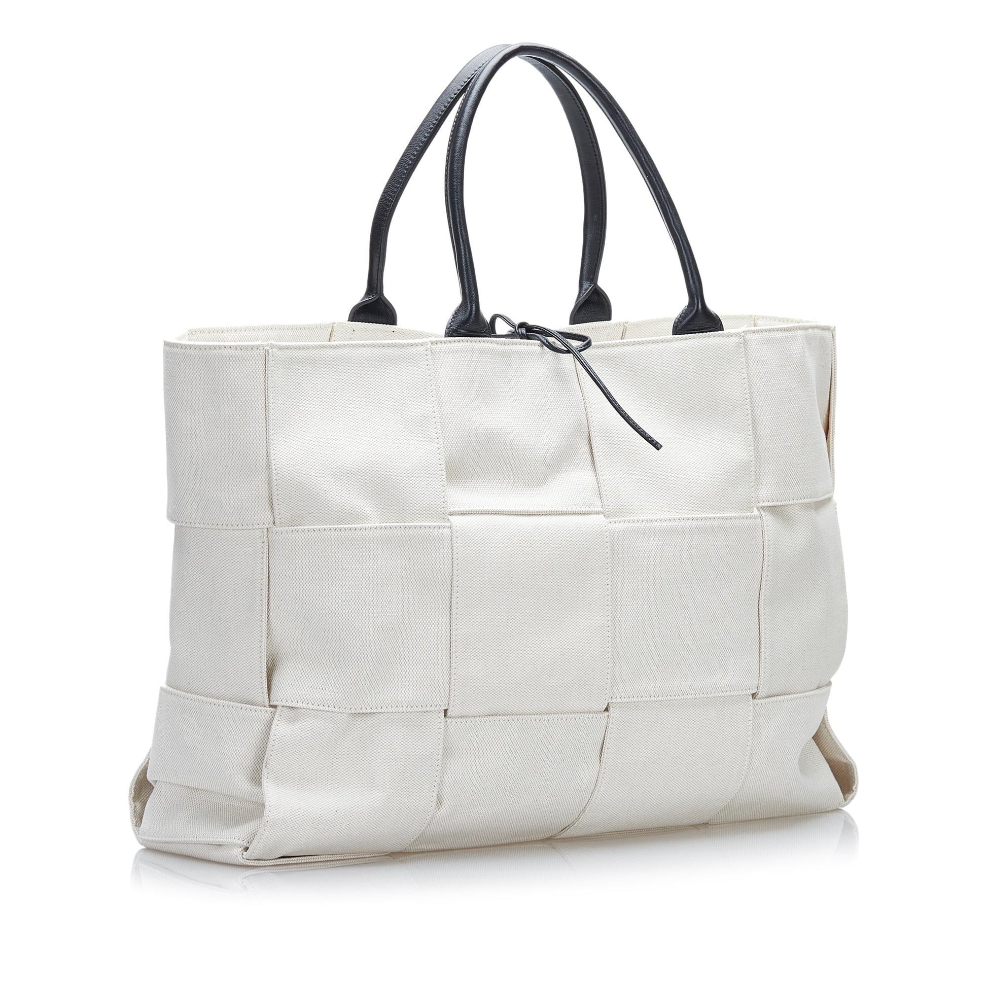 Luxury Bottega Veneta Large Canvas Arco Tote (SHG-36994)