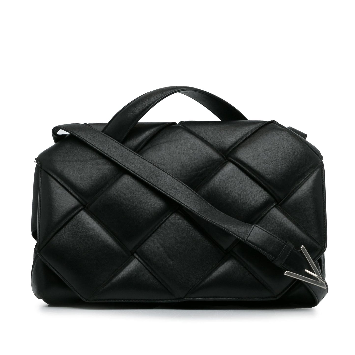 Luxury Bottega Veneta Maxi Intrecciato Padded Leather Satchel (SHG-sOI9vi)