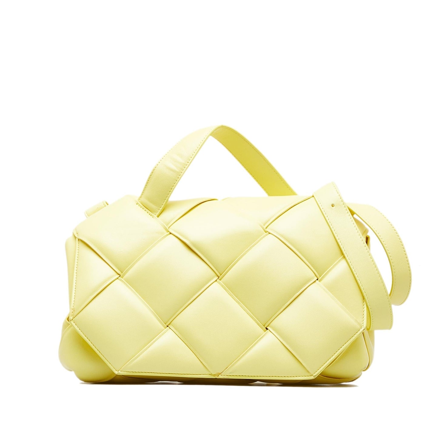 Luxury Bottega Veneta Maxi Intrecciato Padded Leather Satchel (SHG-TXVGuv)
