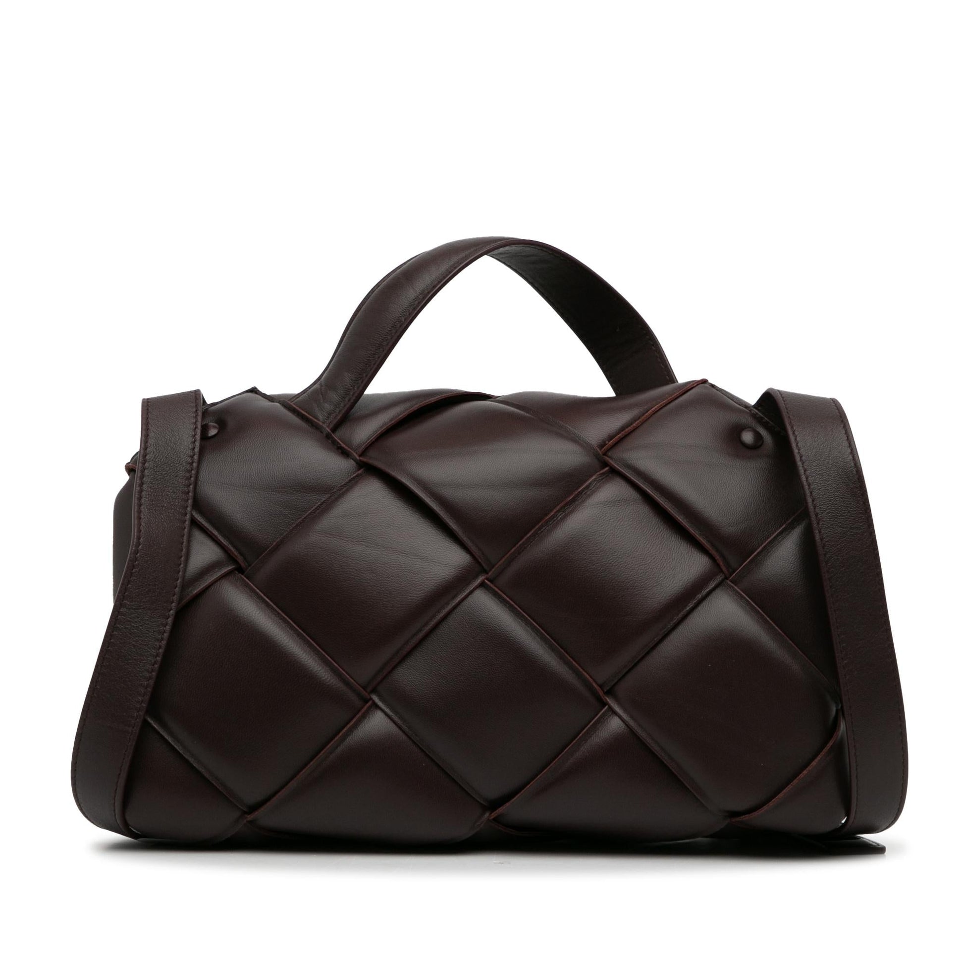 Luxury Bottega Veneta Maxi Intrecciato Padded Top Handle Bag (SHG-HVhsoo)