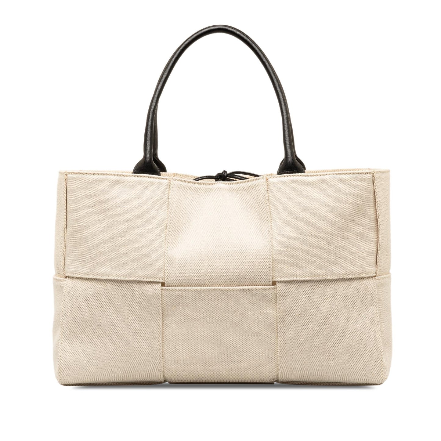 Luxury Bottega Veneta Medium Canvas Intrecciato Arco Tote (SHG-REo8Rt)