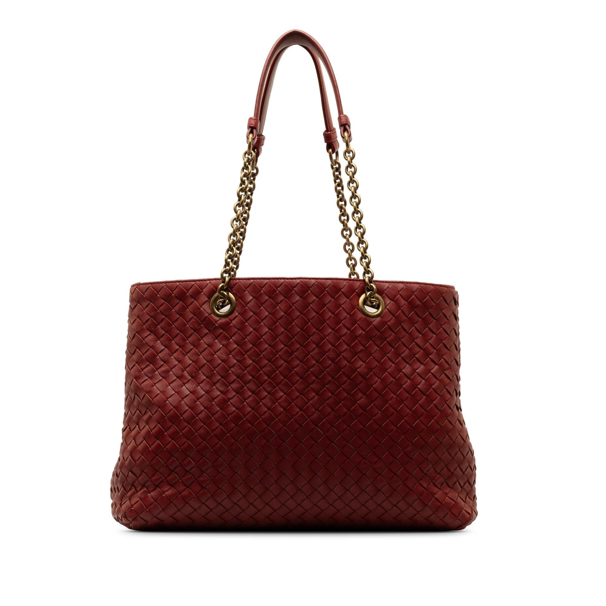 Luxury Bottega Veneta Medium Intrecciato Double Chain Tote (SHG-TiOjmt)