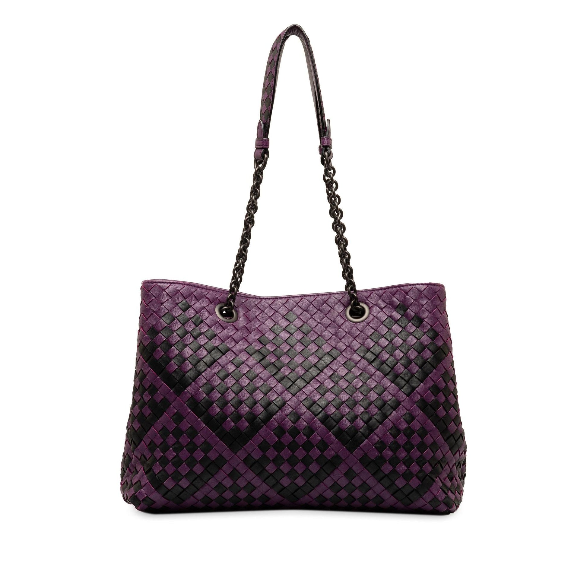 Luxury Bottega Veneta Medium Intrecciato Double Chain Tote (SHG-ABYAuX)