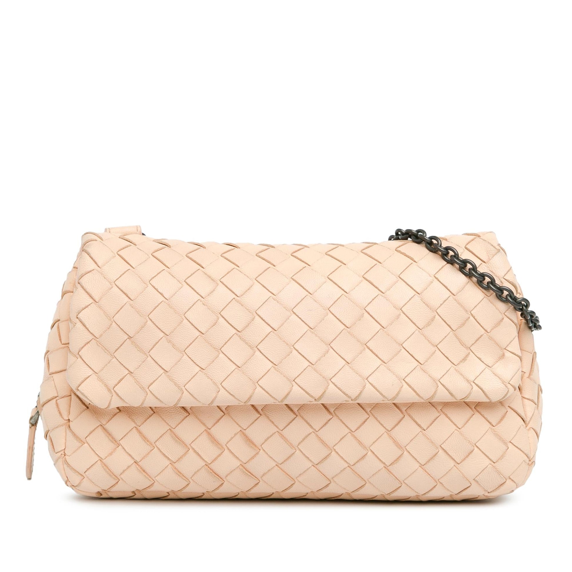 Luxury Bottega Veneta Mini Intrecciato Expandable Chain Crossbody (SHG-e9aCXQ)