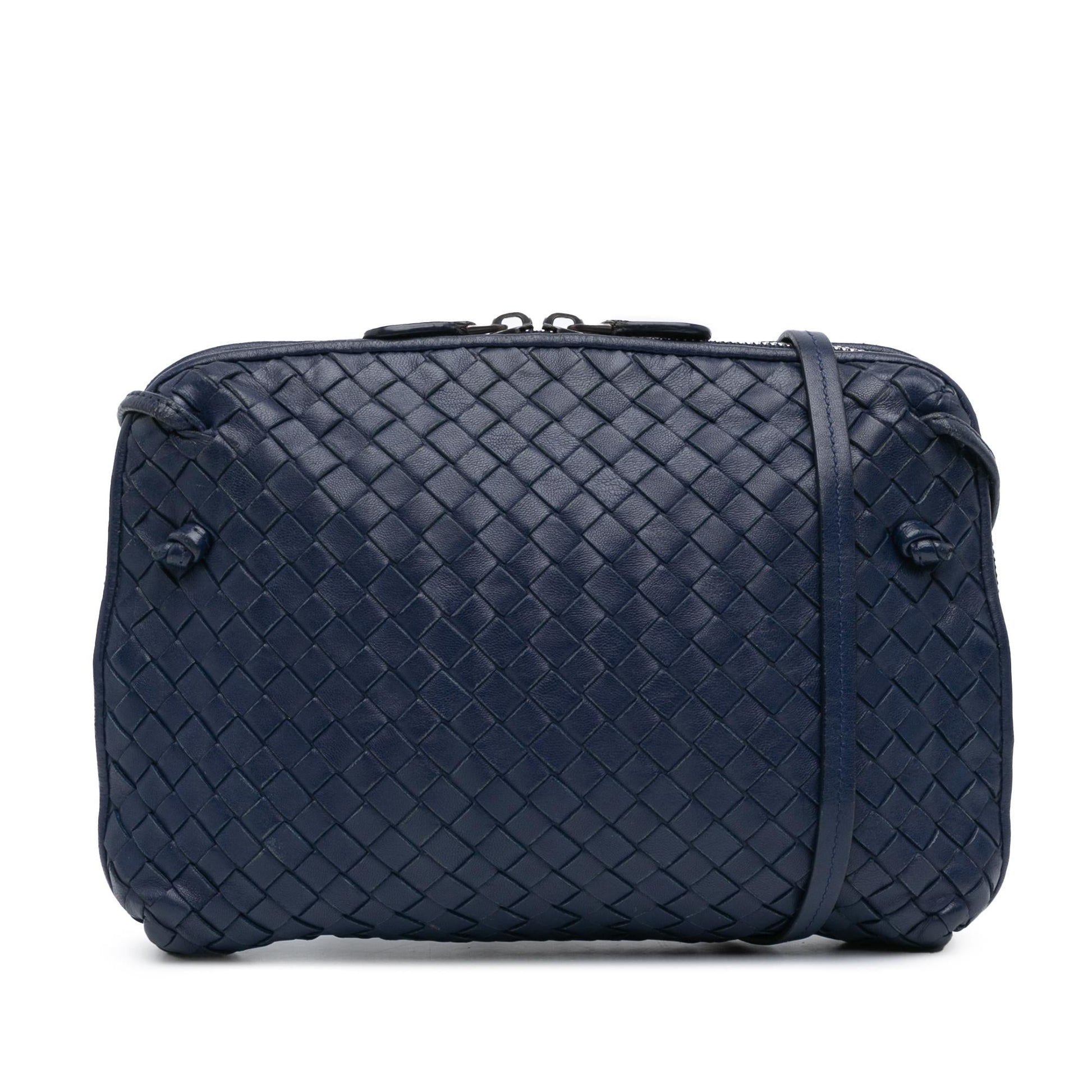 Luxury Bottega Veneta Nappa Intrecciato Nodini Crossbody (SHG-OMLPQf)