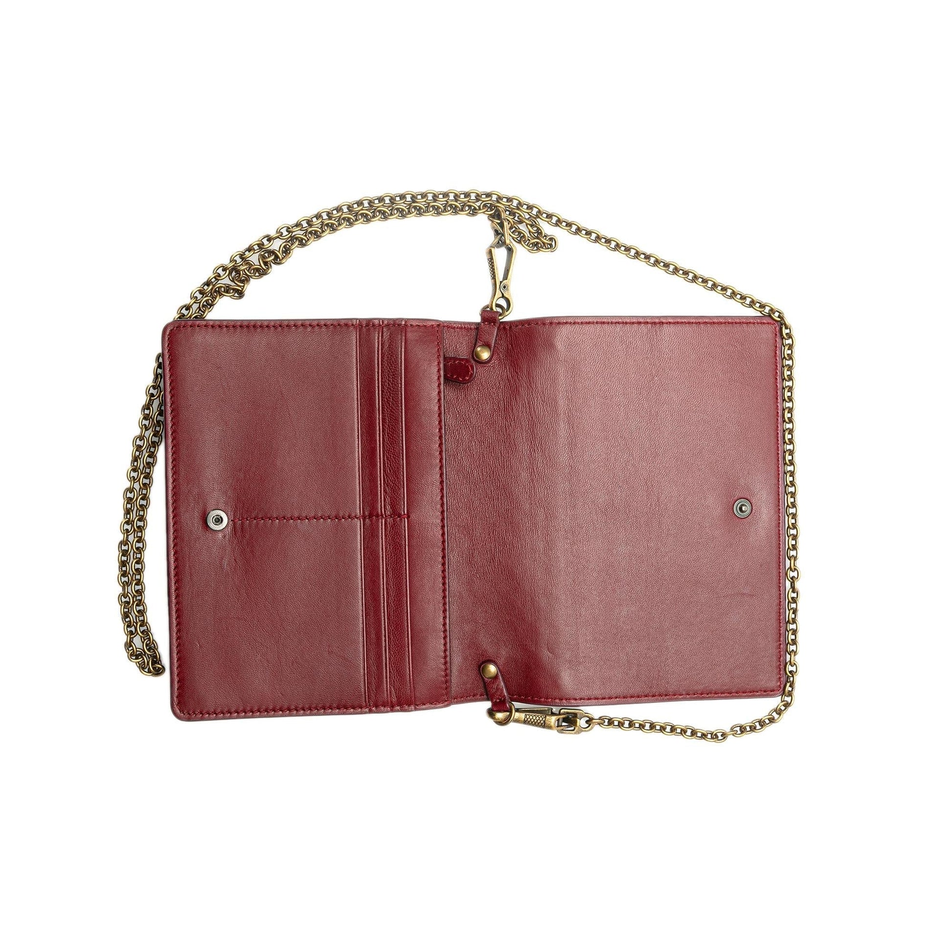 Luxury Bottega Veneta Nappa Intrecciato Wallet On Chain (SHG-tseuXQ)