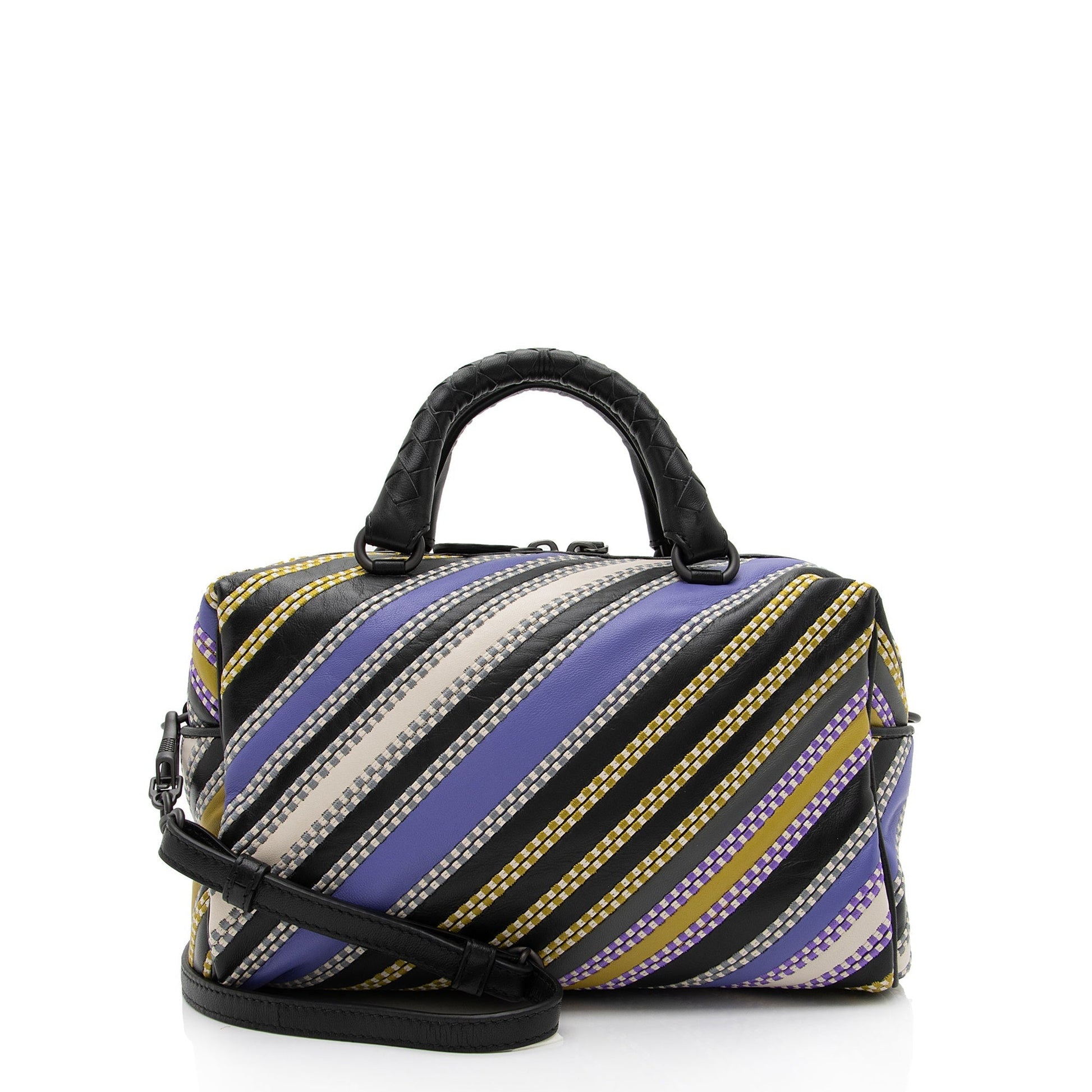 Luxury Bottega Veneta Nappa Leather Diagonal Boston Bag (SHF-XgupdP)
