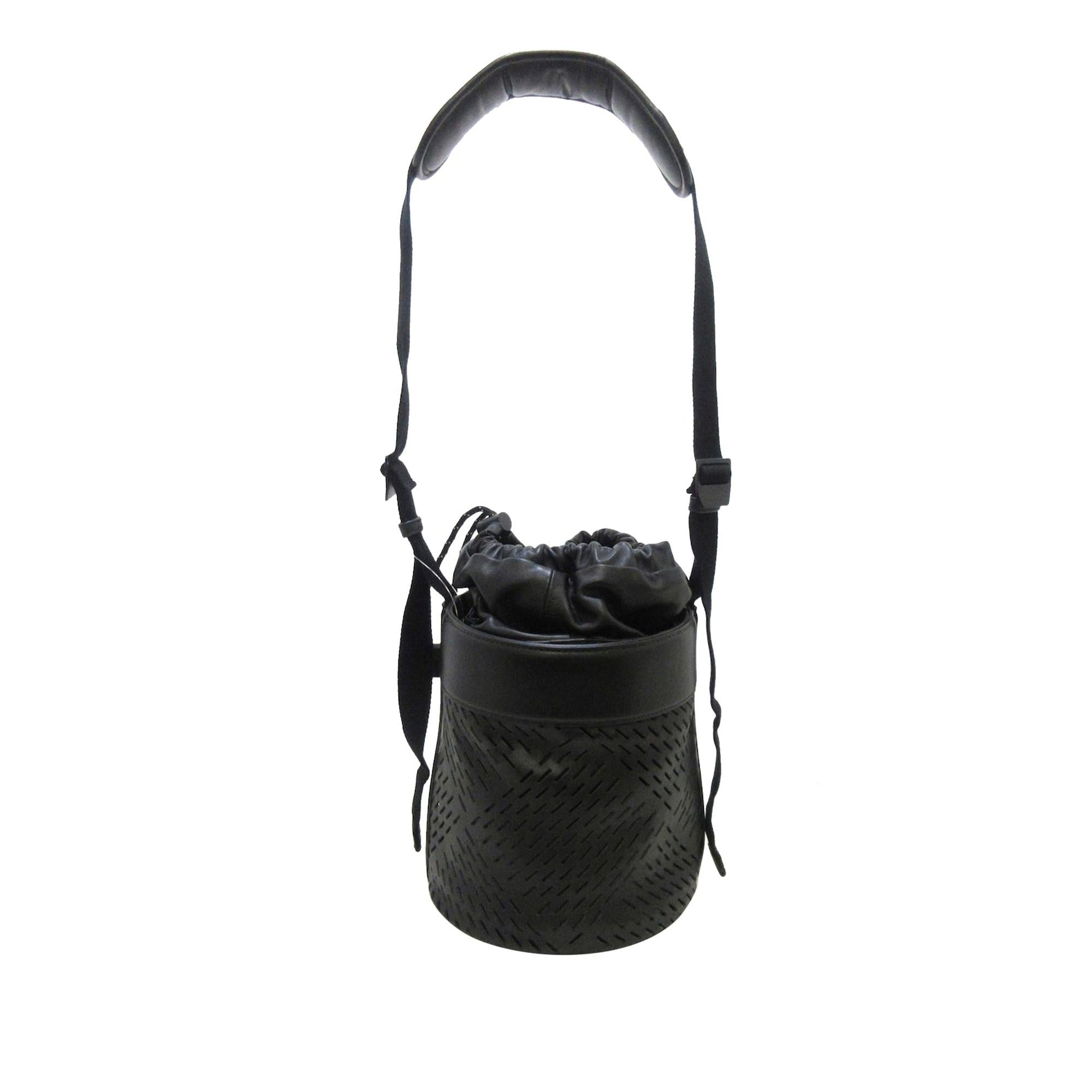 Luxury Bottega Veneta Perforated Leather Messenger Bag (SHG-G3GAmR)