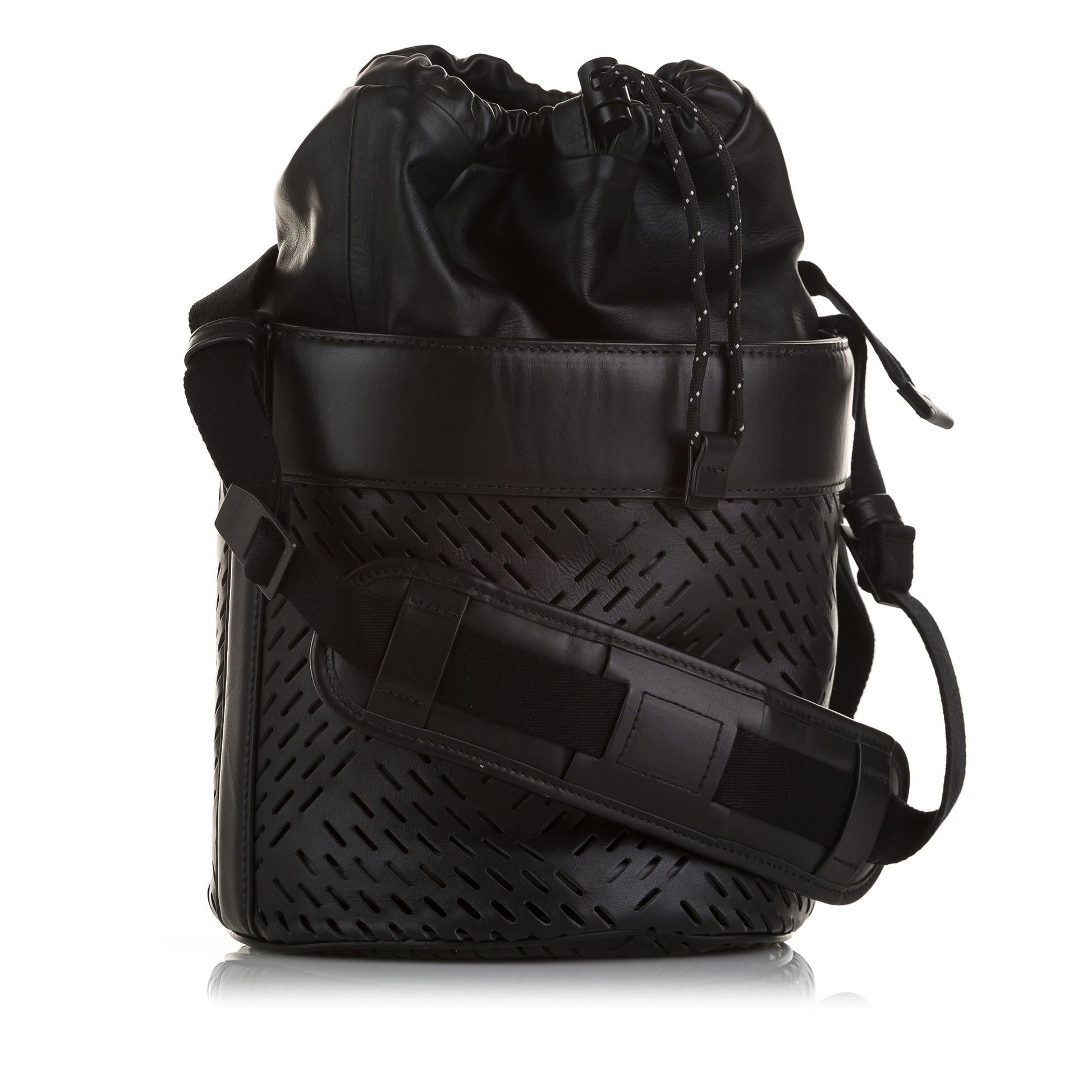 Luxury Bottega Veneta Perforated Leather Messenger Bag (SHG-Zcy5dP)