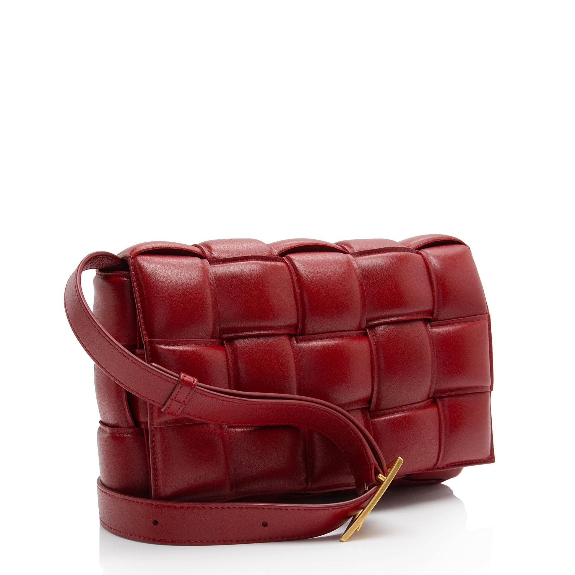 Luxury Bottega Veneta Puffed Leather Cassette Crossbody (SHF-WyihDy)