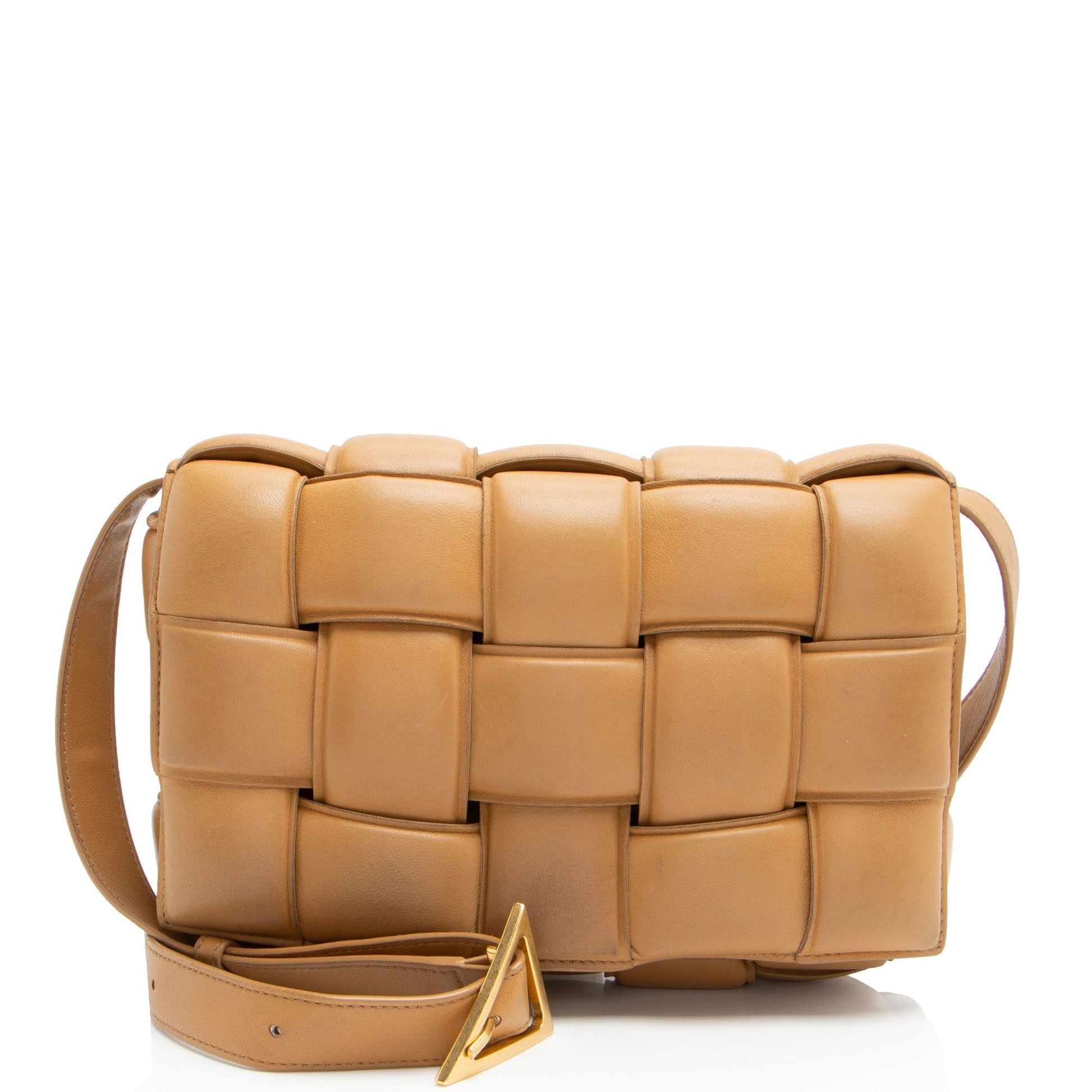 Luxury Bottega Veneta Puffed Leather Cassette Crossbody (SHF-KaFN6V)