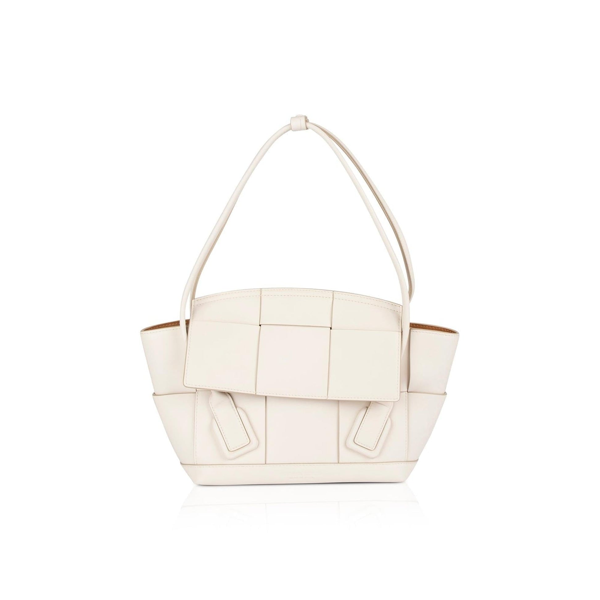 Bottega Veneta Small Maxi Intrecciato Leather Arco Bag