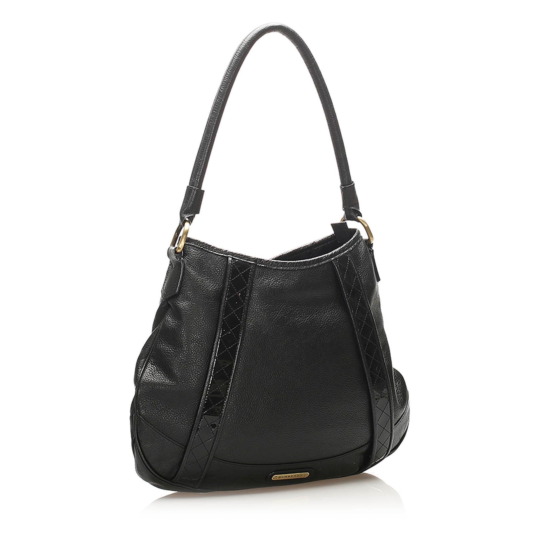 Burberry Leather Shoulder Bag (SHG-15735)