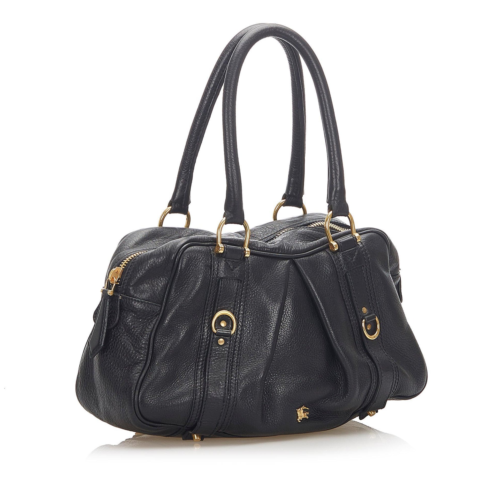 Burberry Leather Shoulder Bag (SHG-18266)