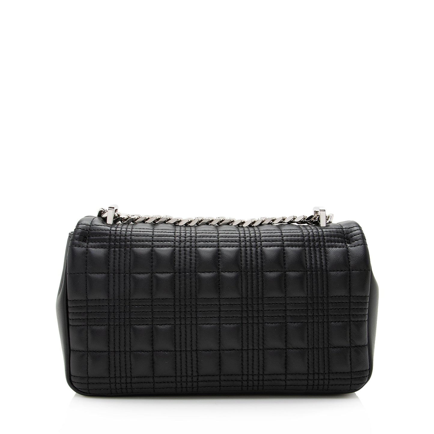 Burberry Quilted Lambskin TB Lola Chain Small Crossbody Bag