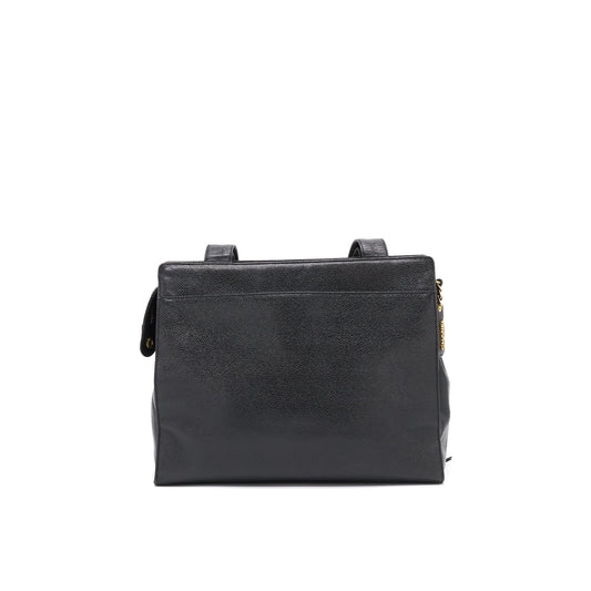Chanel Cavier Shoulder Bag Black
