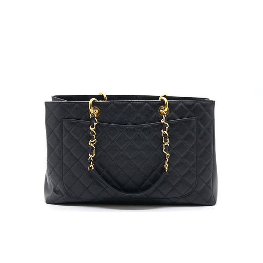 Chanel Caviar XL Grand Shopping Tote GST Black