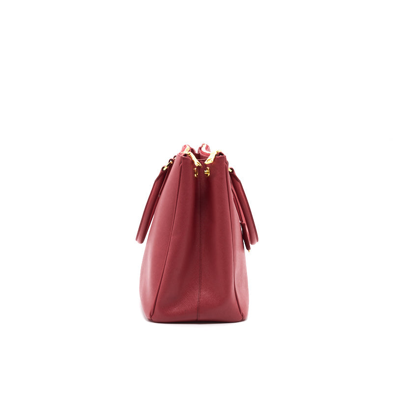 Prada Saffiano Tote Bag Red