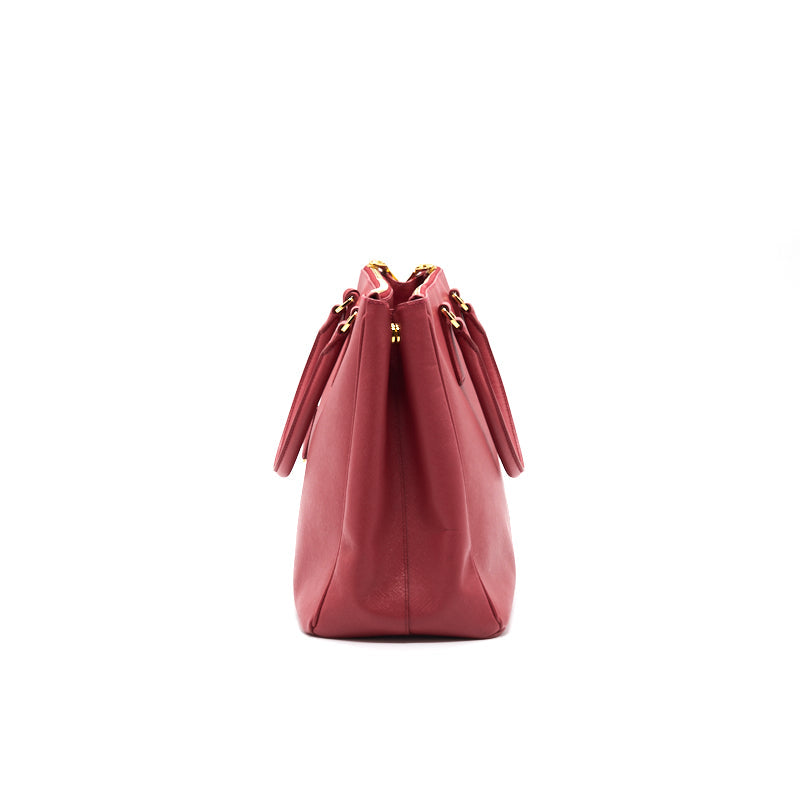 Prada Saffiano Tote Bag Red