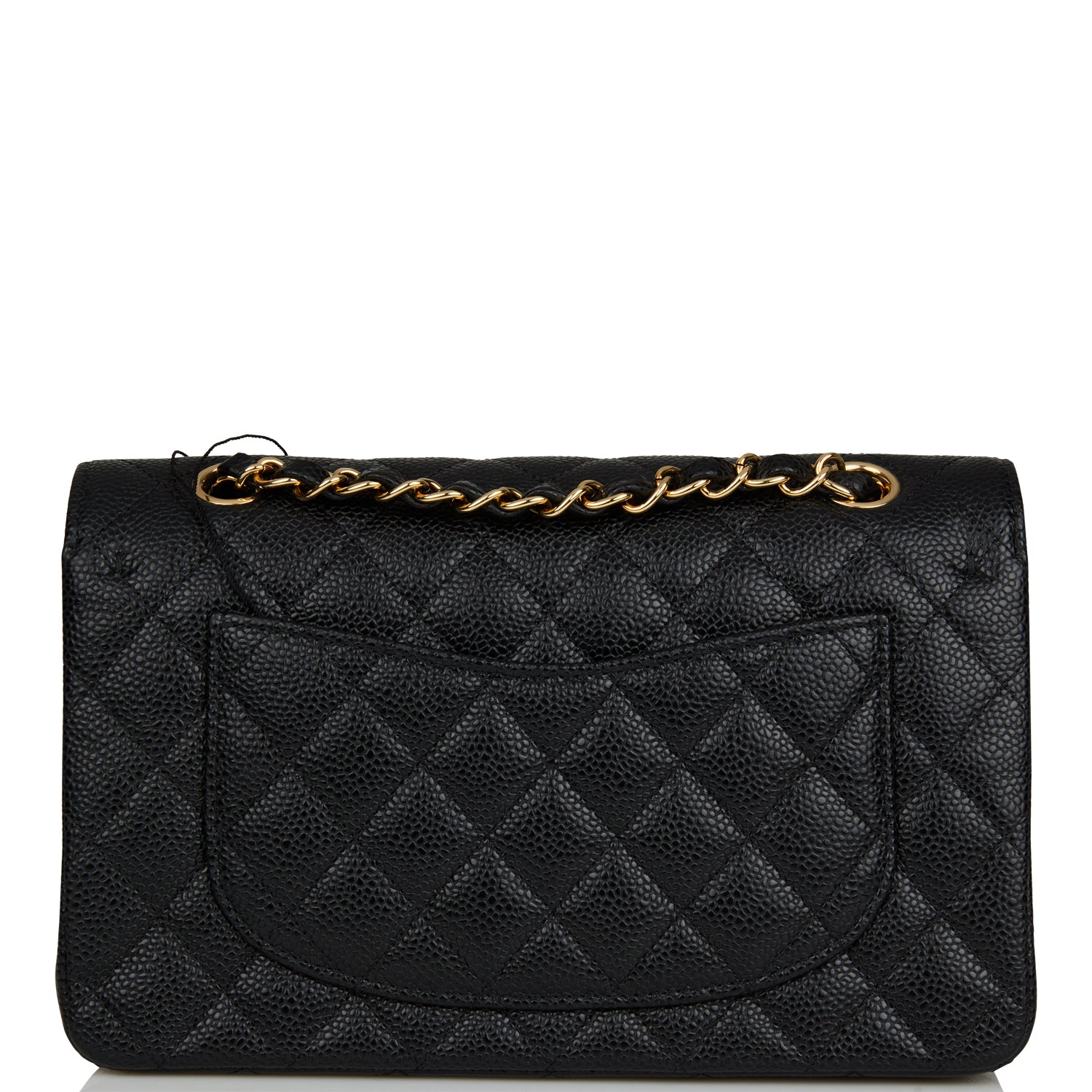 Chanel Small Classic Double Flap Black Caviar Gold Hardware