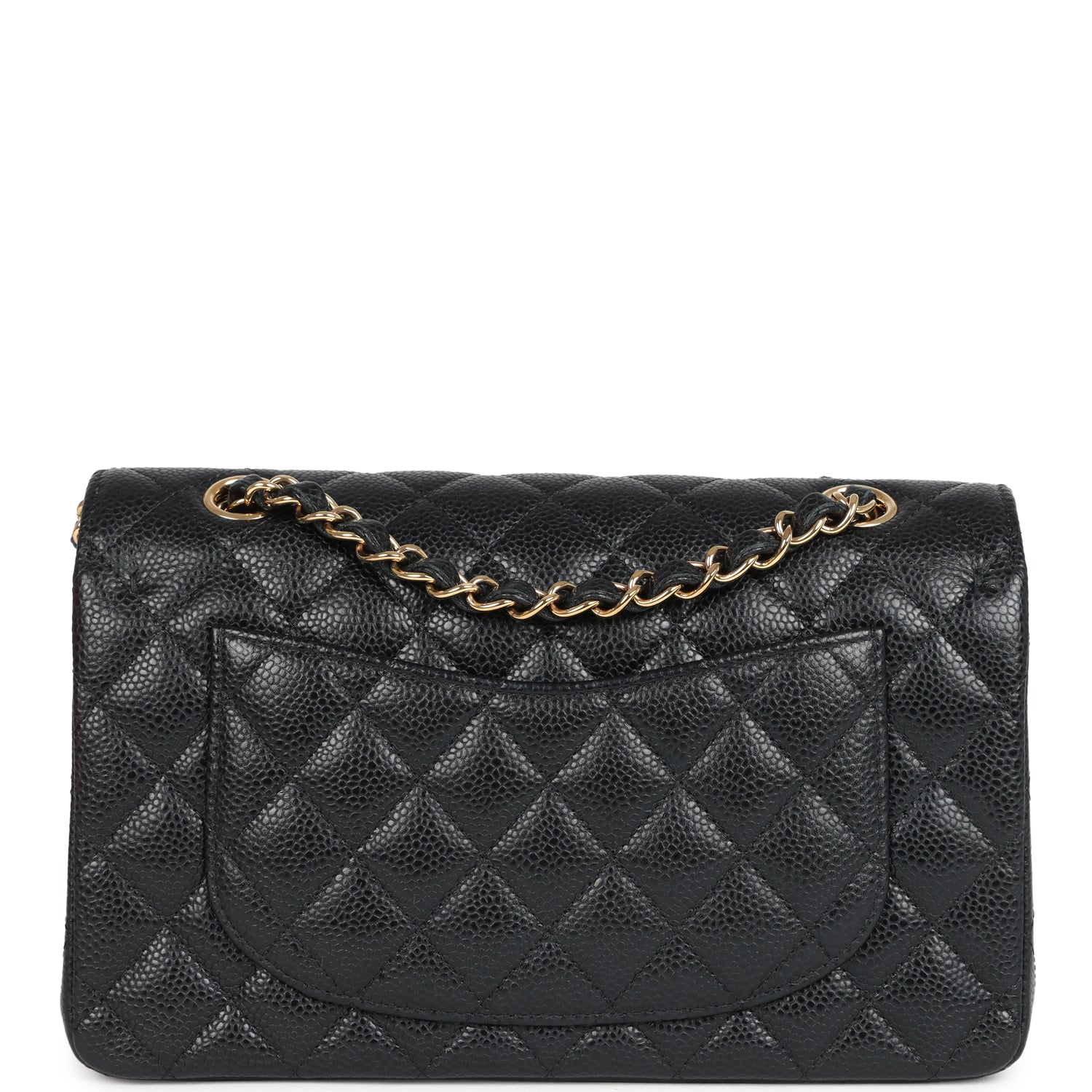 Chanel Small Classic Double Flap Bag Black Caviar Gold Hardware