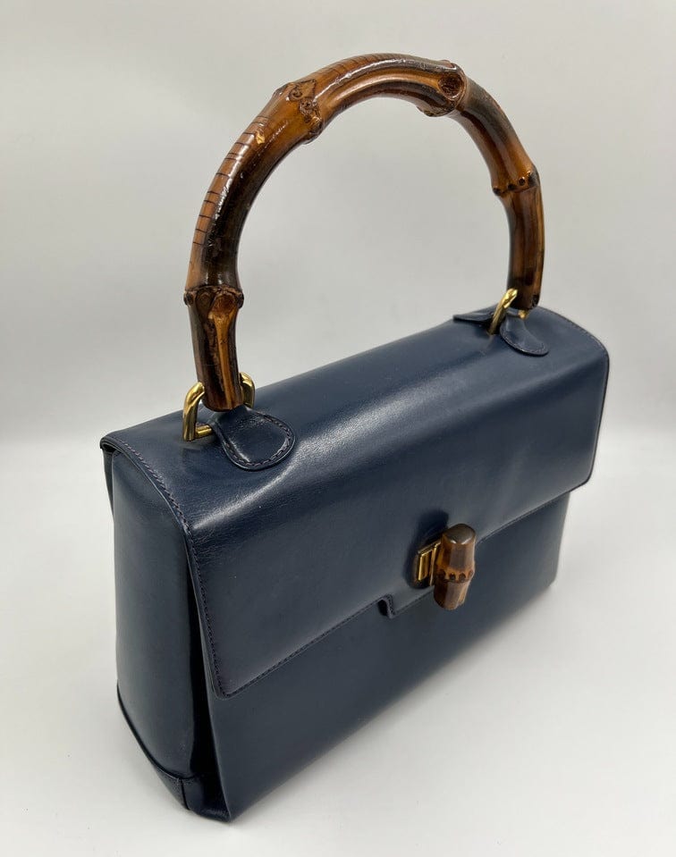 Gucci Bamboo Leather Shoulder Bag Style 2