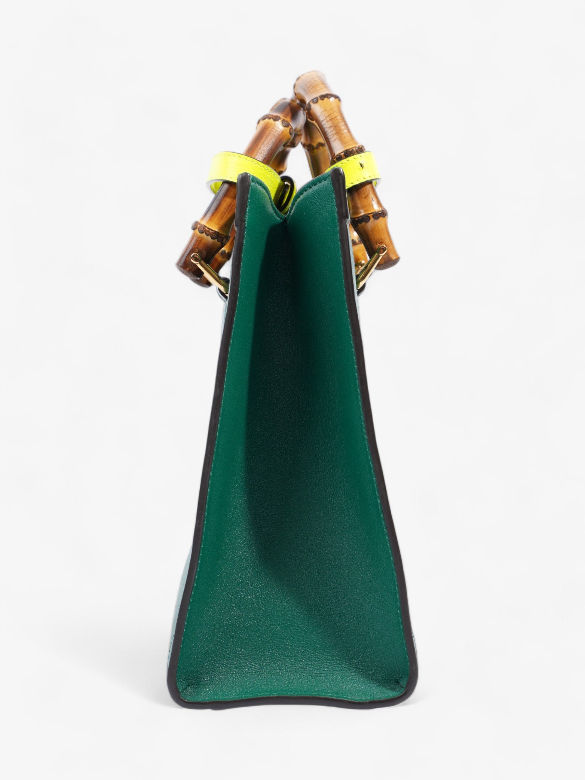Gucci Diana Tote Green Leather Small