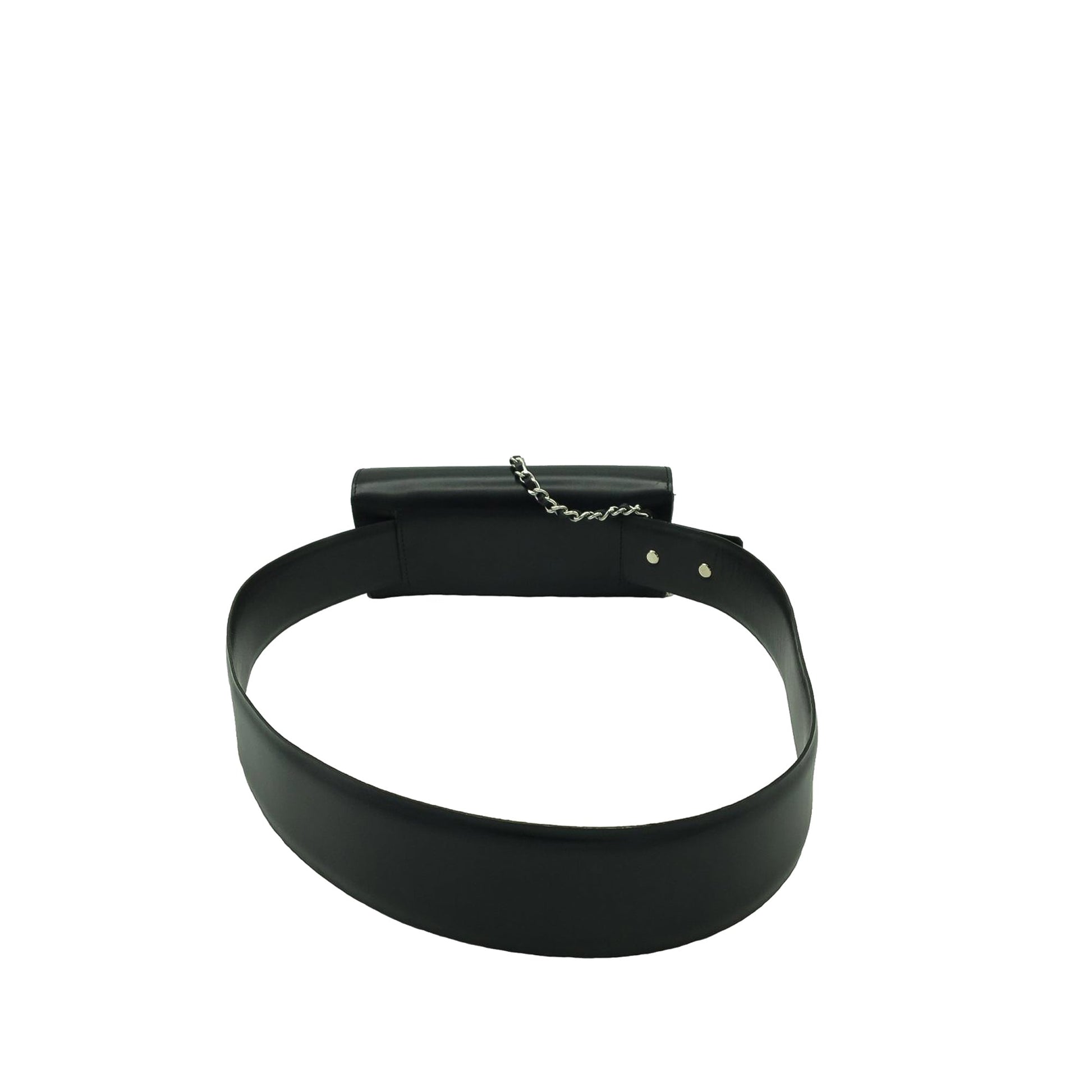 Chanel Reissue Leather Belt Bag Black