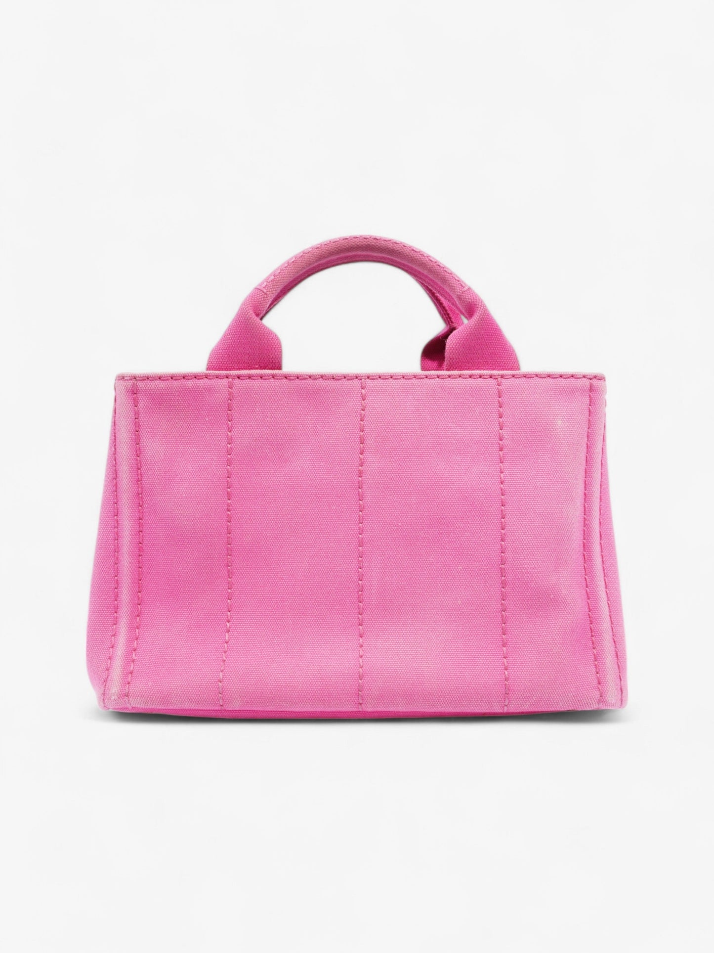 Prada Canapa Tote Pink Cotton