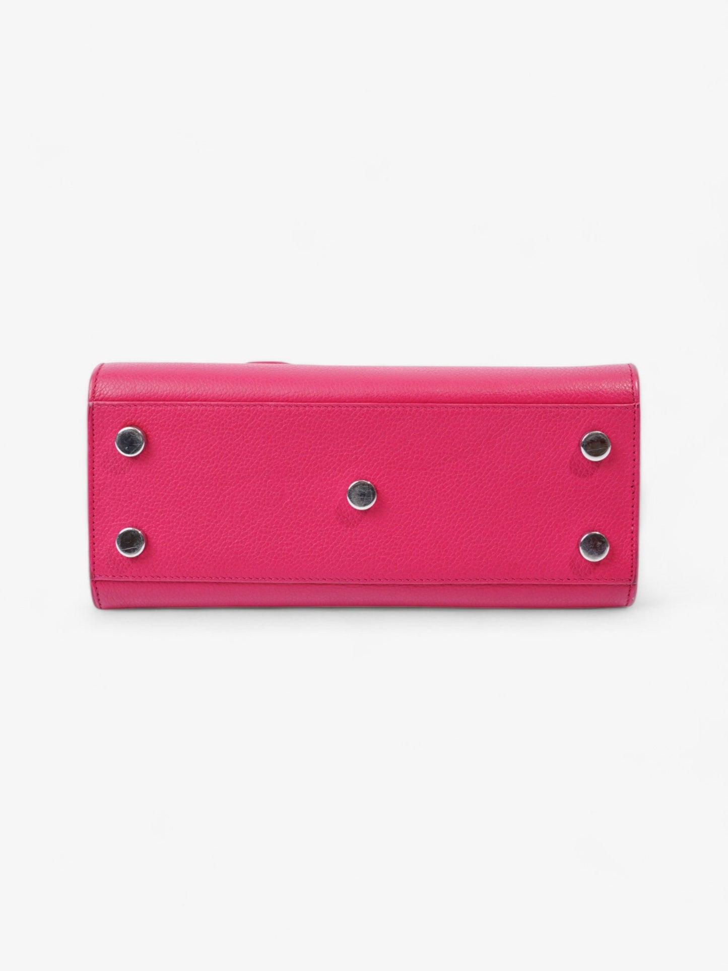 Saint Laurent Sac De Jour Lipstick Fuschia Calfskin Leather Nano
